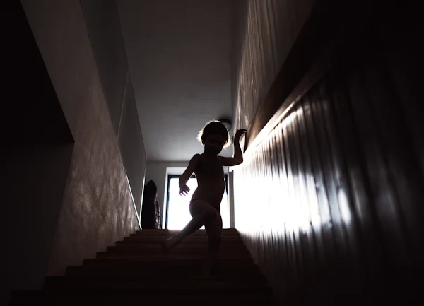 How do childhood fears, like those in the cellar, impact a child's sense of self and safety? image