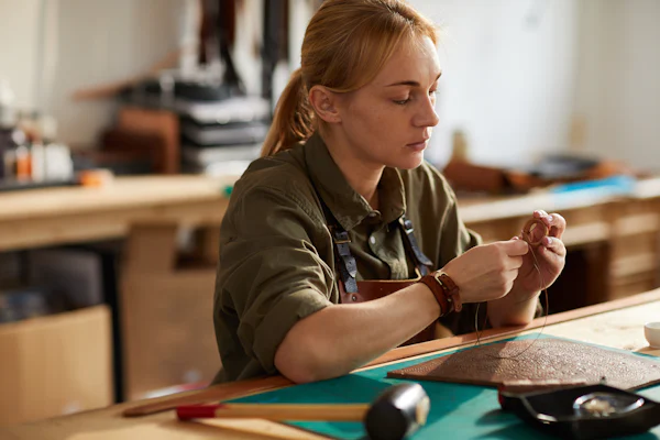 What role did women play in Anglo-Saxon embroidery production and patronage? image